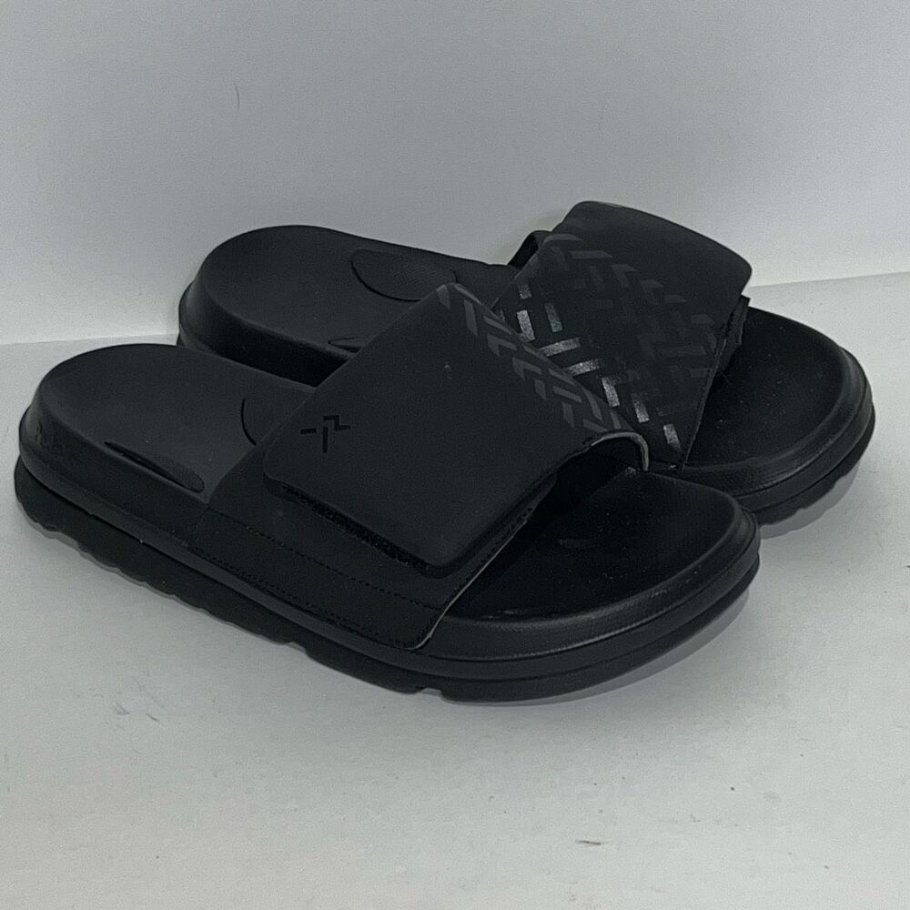 Pedolign Women's Black Arch Support Orthopedic Recovery‎ Slide Sandals Size 8.5